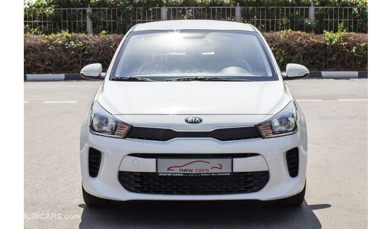 Kia Rio KIA RIO - 2018 - GCC - ASSIST AND FACILITY IN DOWN PAYMENT - 735 AED/MONTHLY - 1 YEAR WARRANTY