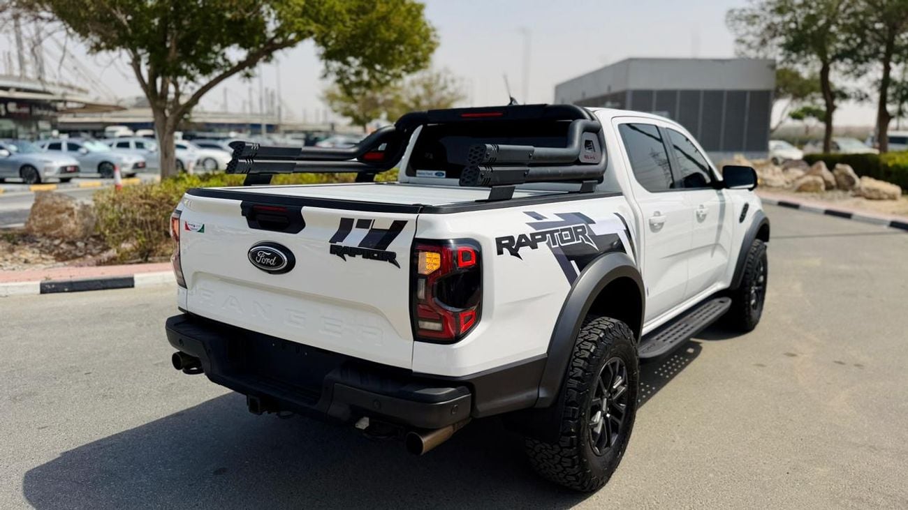 فورد رينجر رابتور 2024 | 3.0L PETROL ENGINE | AT | RHD | 4X4 HEAVY SPORT BAR | TESLA STYLE SCREEN | DIGITAL INSTRUMENT