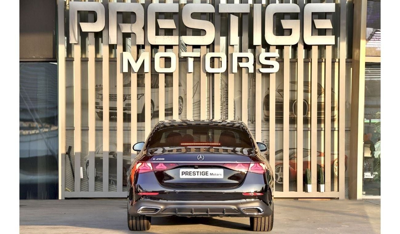 Mercedes-Benz E200 AMG NIGHT PACKAGE RWD. For Local Registration +10%
