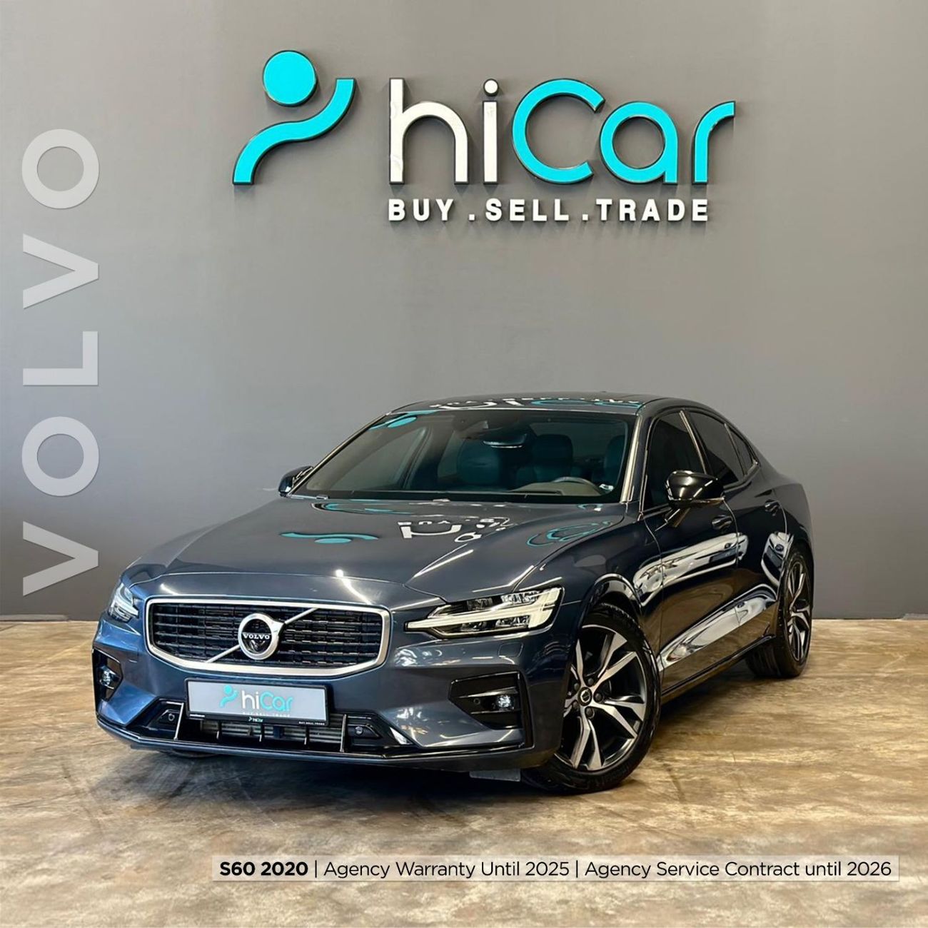 Volvo S60 AED 1,532pm • 0% Downpayment • R Design • Agency Warranty & Service 2026