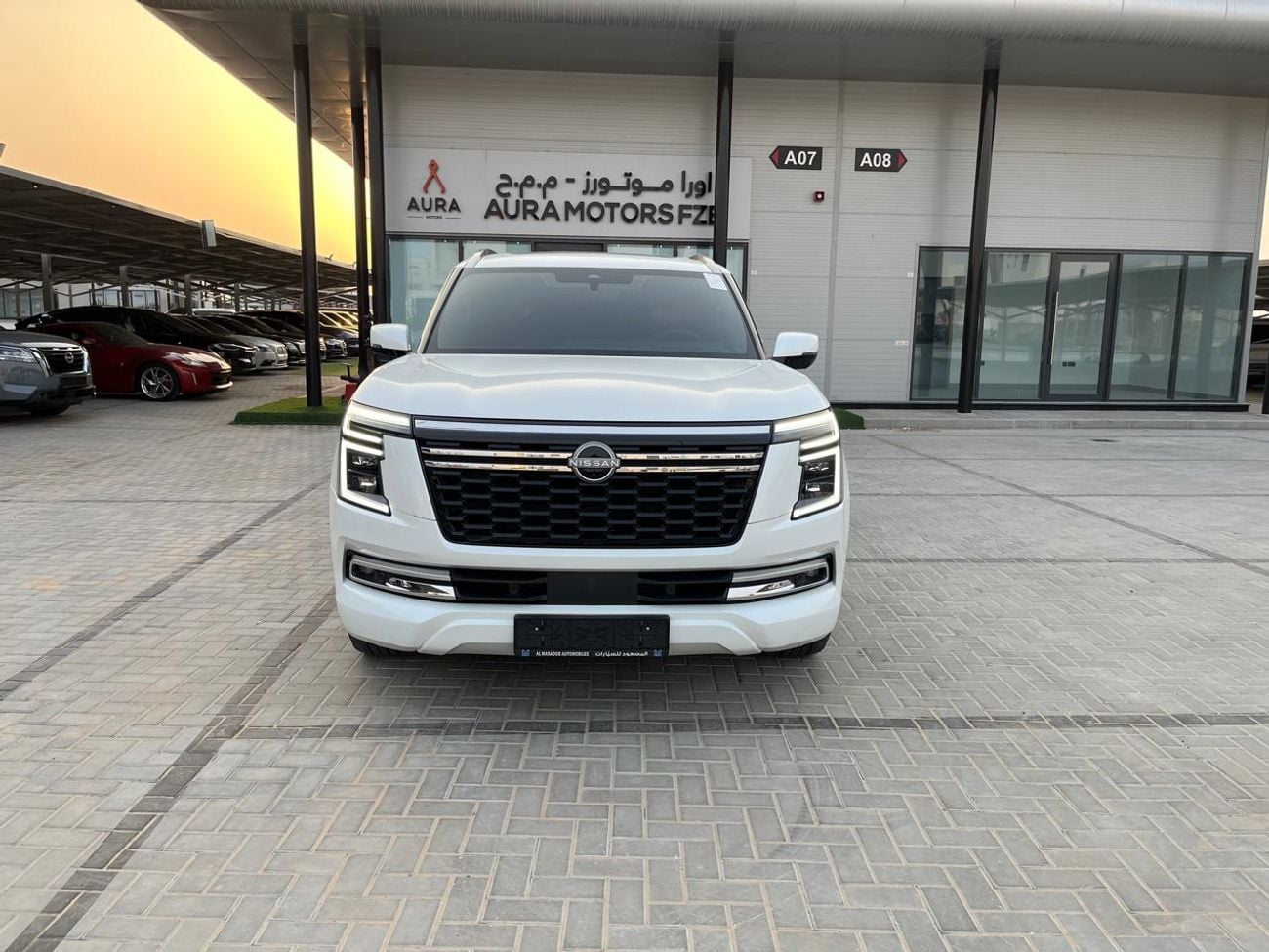 Nissan Patrol LE PLATINUM CITY 5 year Warranty with Service contract from Al Masood . Certified Pre owned Vehicle