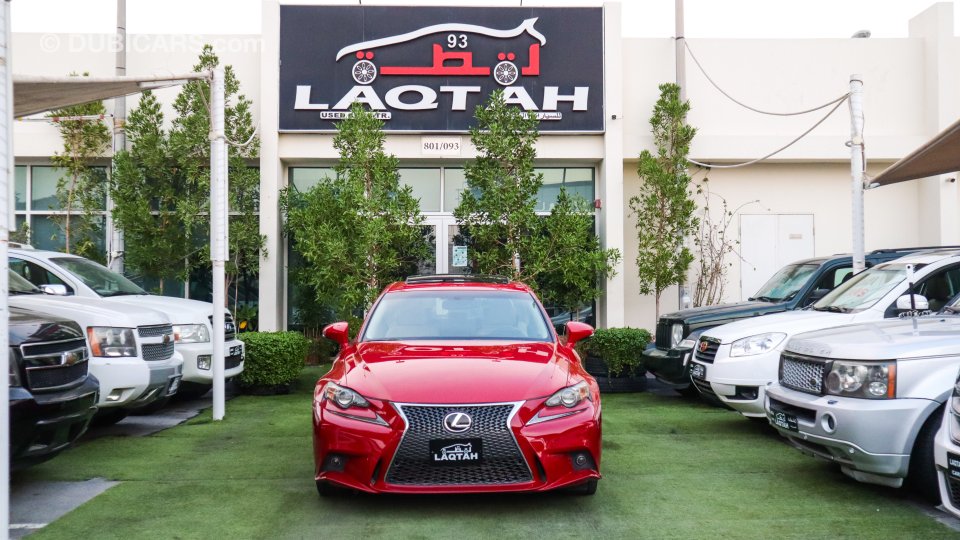 Lexus IS 200 Lexes IS200T MODEL 2016 Red Coulour Number