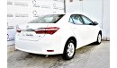 تويوتا كورولا 2.0L SE 2016 GCC SPECS WITH DEALER WARRANTY