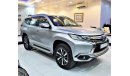 Mitsubishi Montero ORIGINAL PAINT ( صبغ وكاله ) Mitsubishi Montero Sport 2017 Model!! in Silver Color! GCC Specs