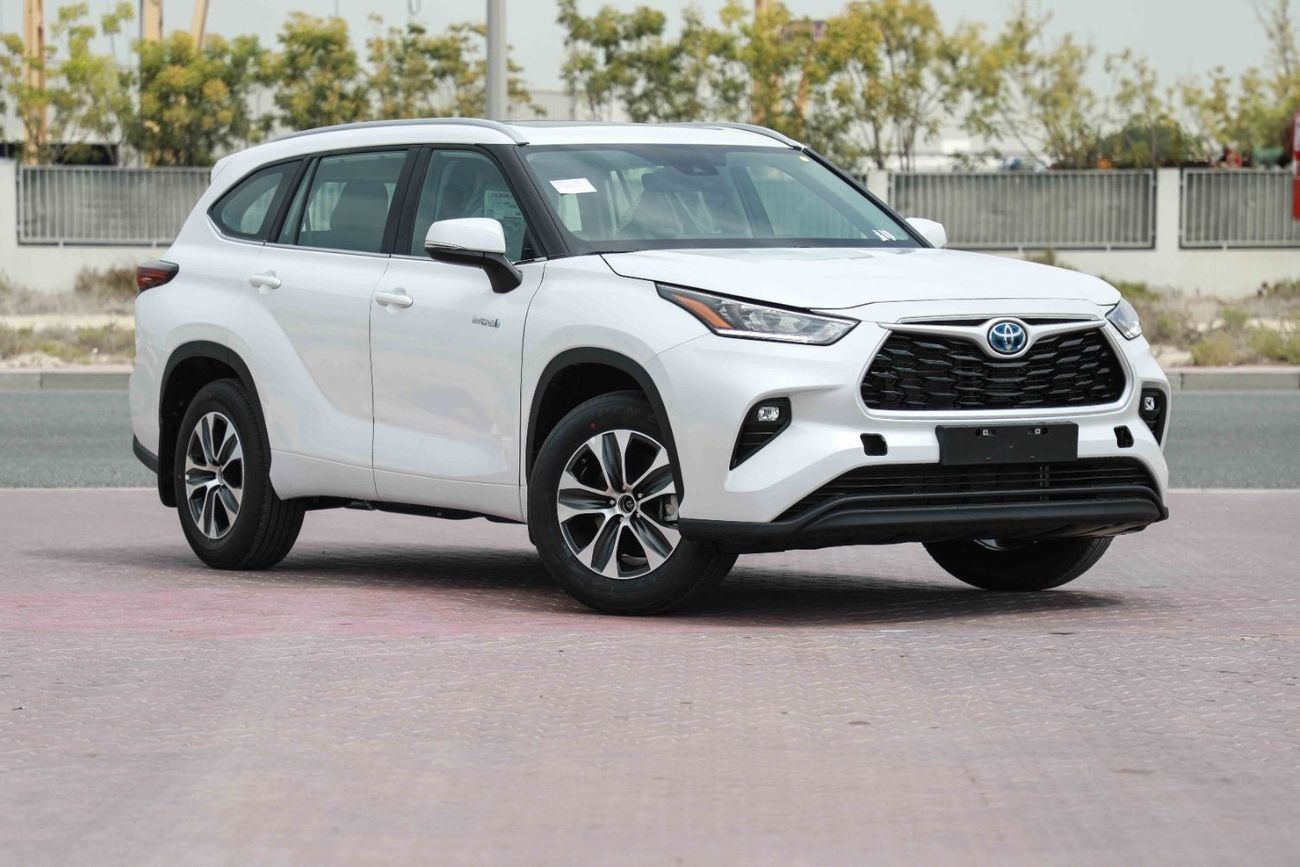 Toyota Highlander 2024 TOYOTA HIGHLANDER XLE 2.5 - Hybrid - PLATINUM WHITE PEARL inside GREY | Export Only