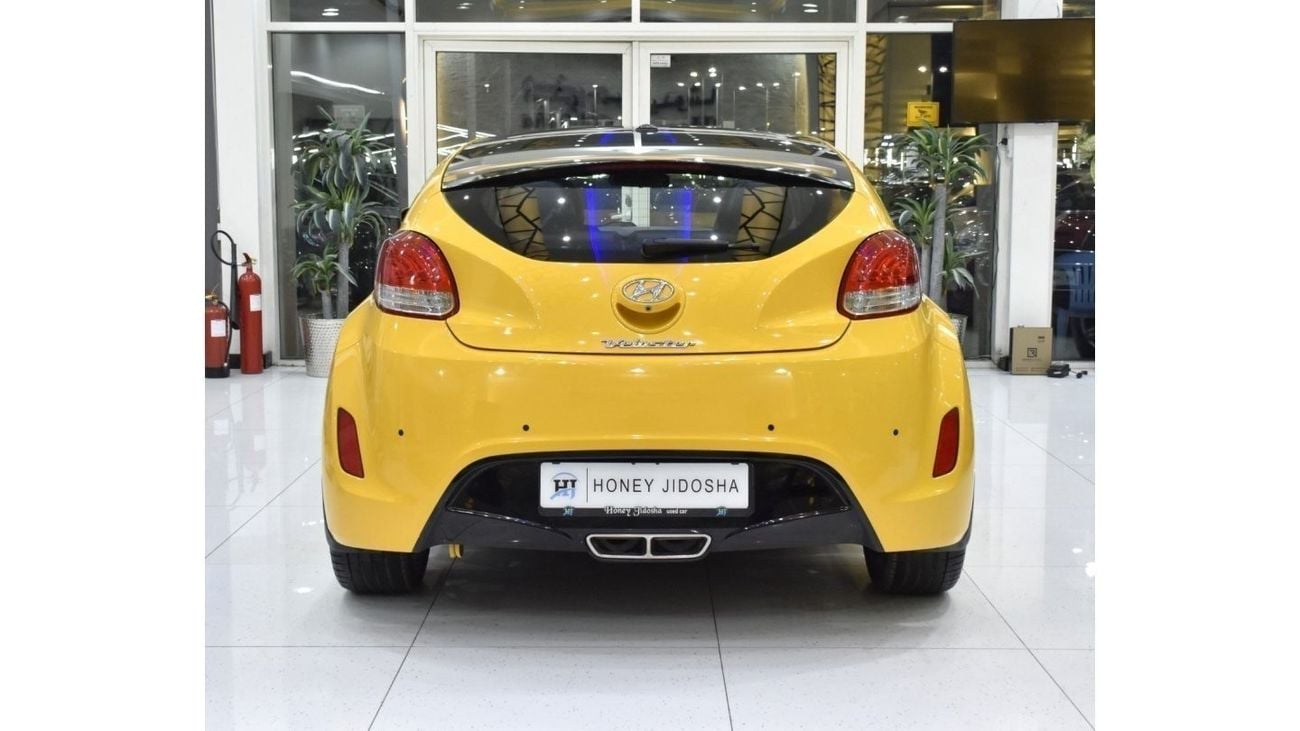 Hyundai Veloster EXCELLENT DEAL for our Hyundai Veloster ( 2015 Model ) in Yellow Color GCC Specs