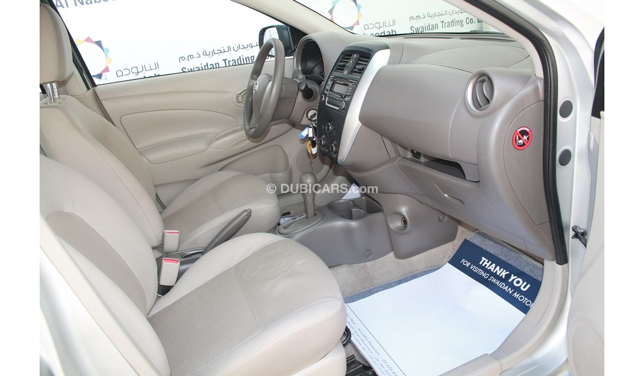 Nissan Sunny 1.5L S 2016 MODEL SILVER GCC SPECS