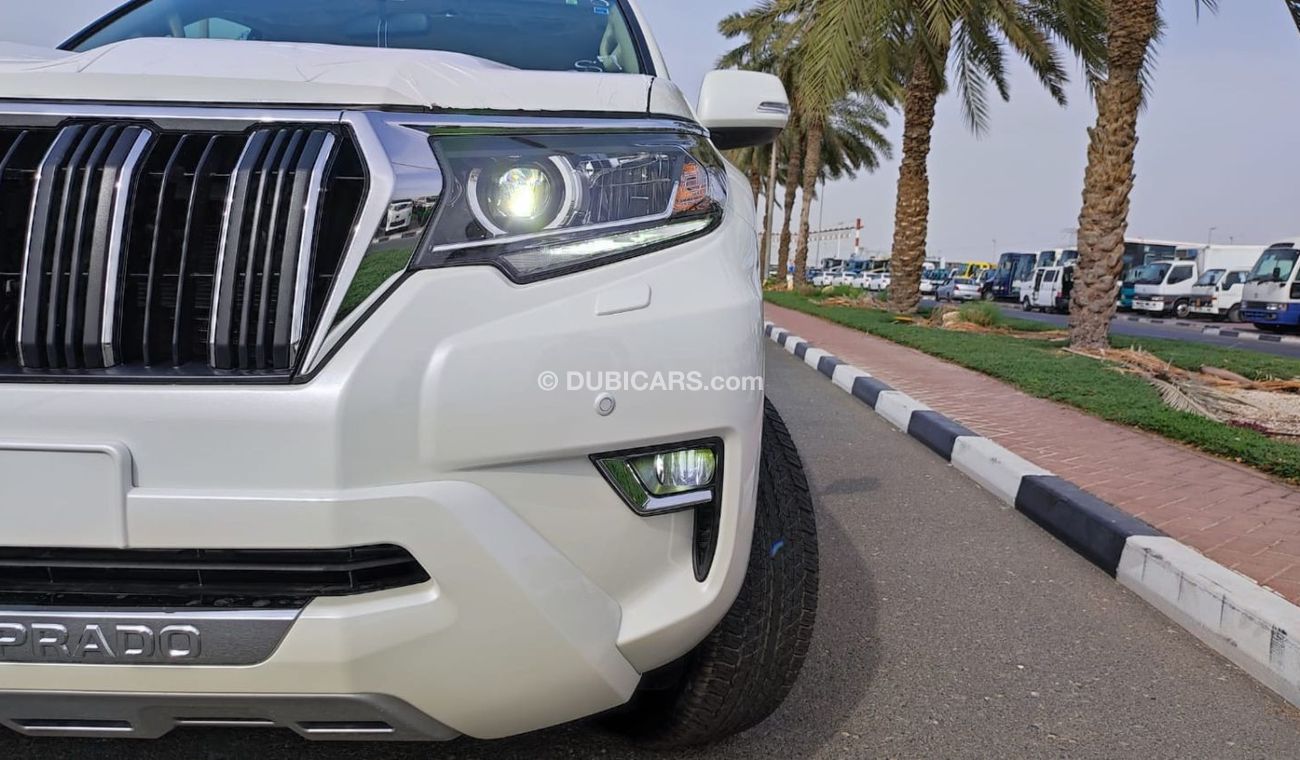 Toyota Prado TXL 4.0L Petrol. 2023, 4x4, SUV, Sun roof, LED lights, White color
