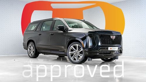 Cadillac Escalade Sport Platinum 6.2L AWD | AED 9,082 PM | Warranty - Service  December 2030 | GCC