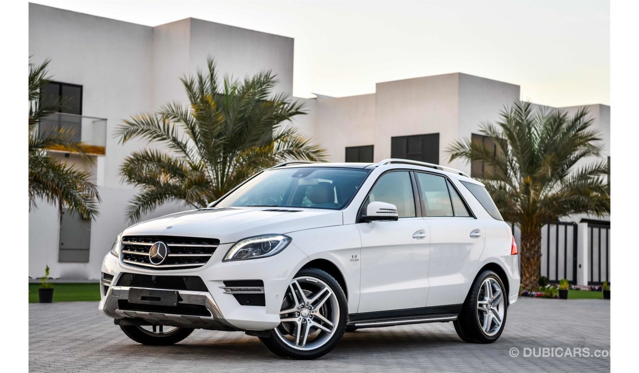 مرسيدس بنز ML 500 4.6L V8  - 2014 - 2 Years Warranty! - AED 2,722P.M. AT 0% DOWNPAYMENT