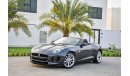 جاغوار F-Type Supercharged - Warranty! - GCC- AED 2,664 PER MONTH - 0% DOWNPAYMENT