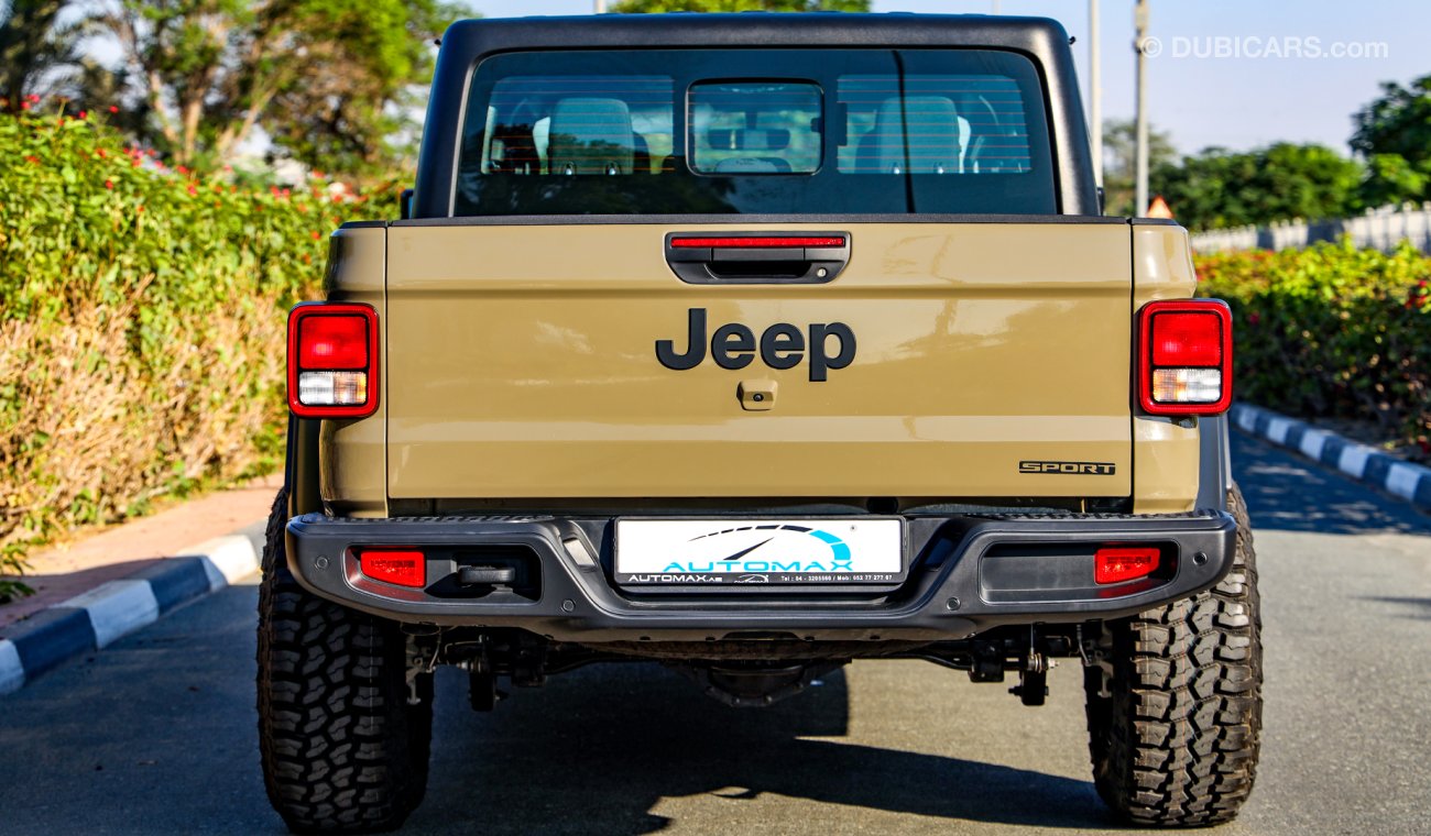 Jeep Gladiator 2020  Sport 4X4, 3.6L V6 GCC, 0km , W/ 5 Yrs or 100K km Warranty @ Trading Enterprises