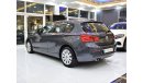 BMW 120i EXCELLENT DEAL for our BMW 120i ( 2017 Model! ) in Grey Color! GCC Specs