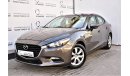 Mazda 3 AED 1076 PM | 1.6L S GCC DEALER WARRANTY