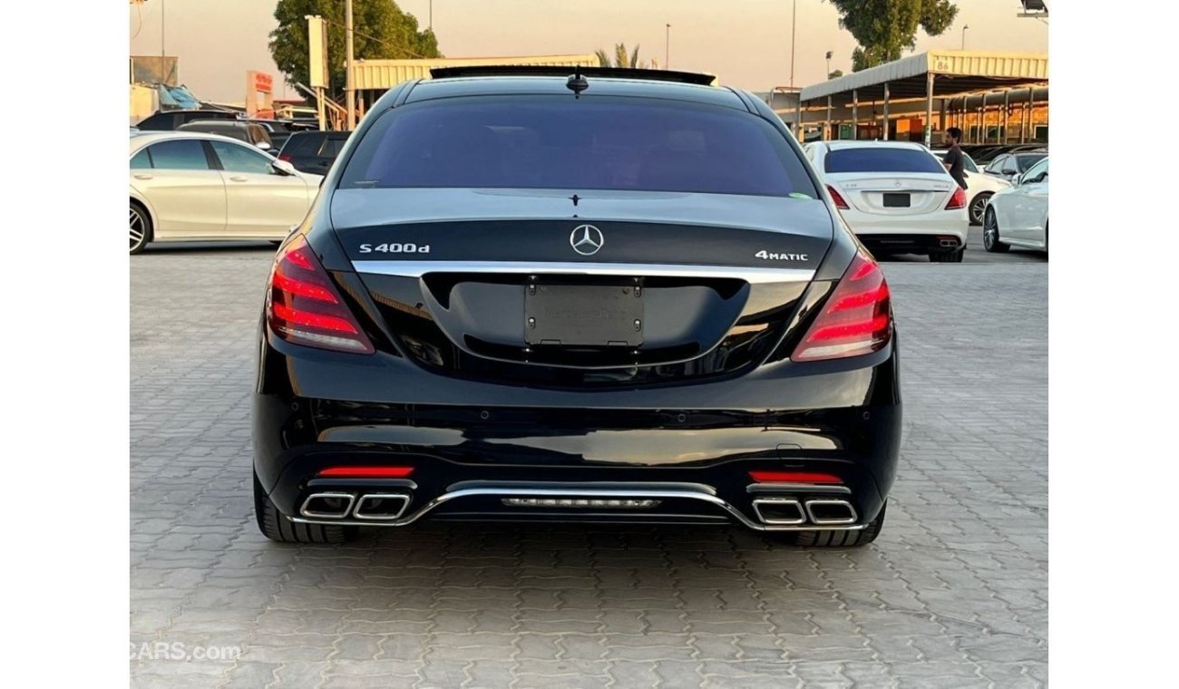 مرسيدس بنز S 400 S400d ديزل وارد اليابان اوراق جمارك  شاسيه طويل 6 سلندر توربو 2019