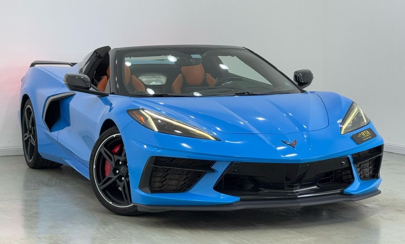 شيفروليه كورفت 3LT 6.2L (490 HP) Convertible 2021 Chevrolet Corvette Stingray Z51 3LT, Warranty, 2027 Chevrolet Ser
