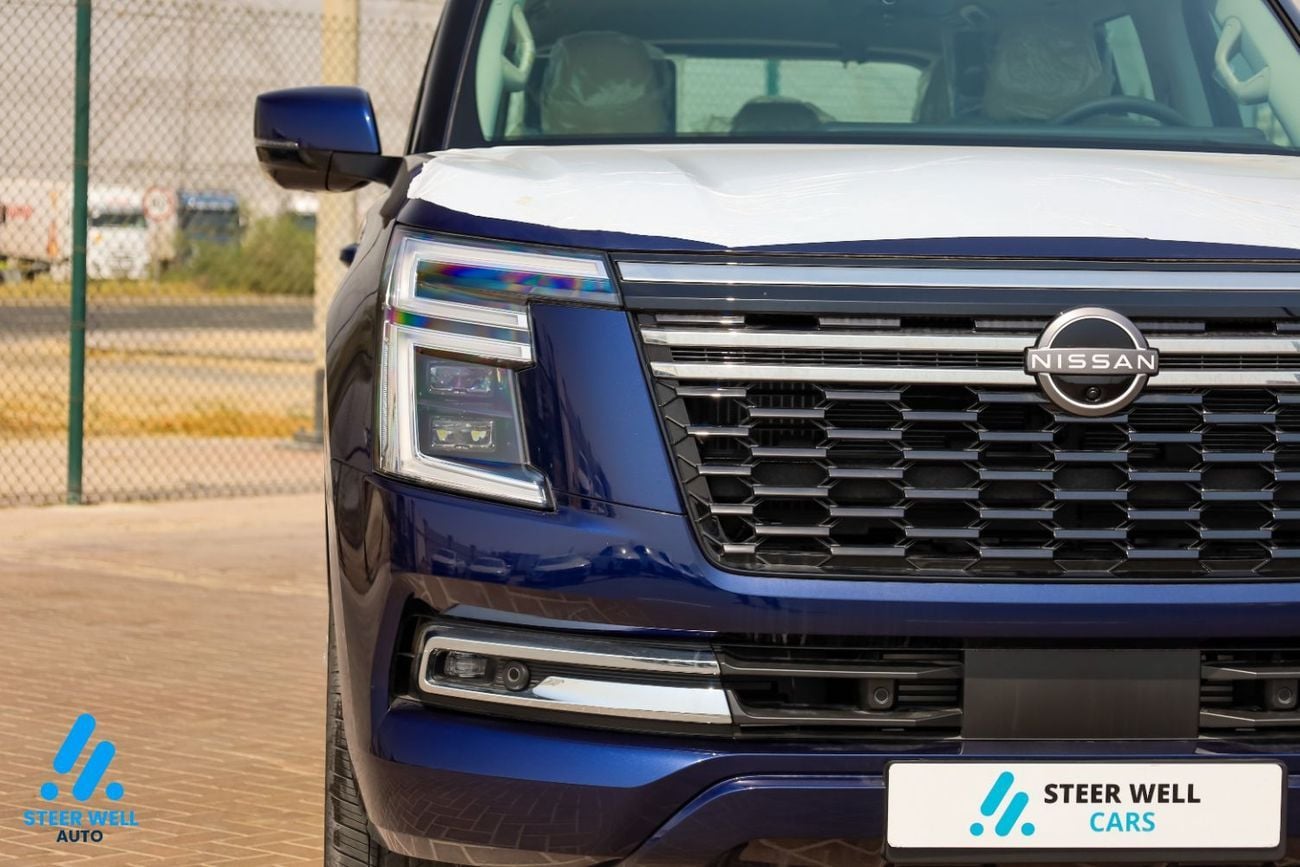 نيسان باترول LE PLATINUM CITY 2026 | GCC | 3.5L V6 | AWD | Beige Interior | 8-Seater | Height Control | Export
