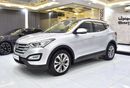 Hyundai Santa Fe EXCELLENT DEAL for our Hyundai SantaFe 4WD V6 ( 2016 Model ) in Silver Color GCC Specs