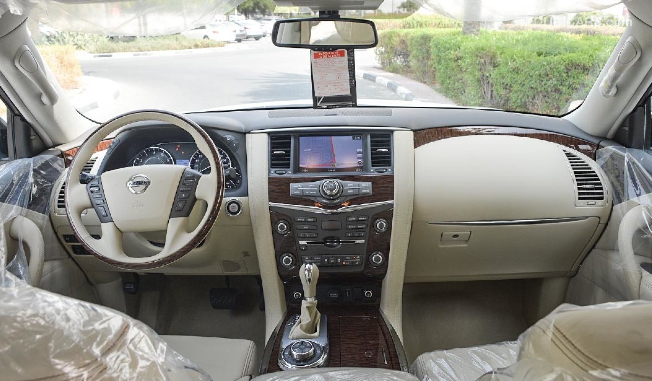 Nissan Patrol 5.6 LE PLATINUM 4 CAMERA + NAVI. PRICE INCLUDING VAT!!! WITH 5 YEARS WARRANTY. COLORS ARE AVAILABLE