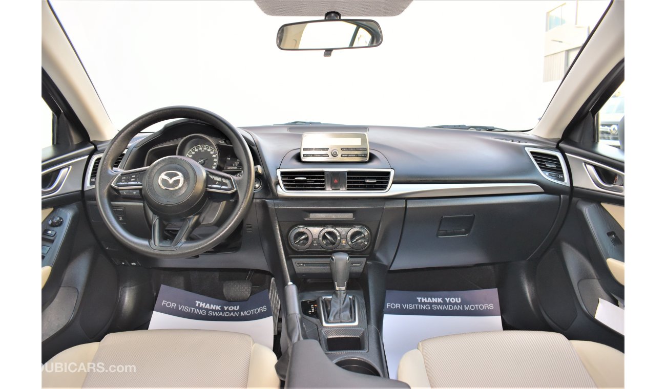 Mazda 3 AED 1055 PM | 0% DP | 1.6L S GCC WARRANTY