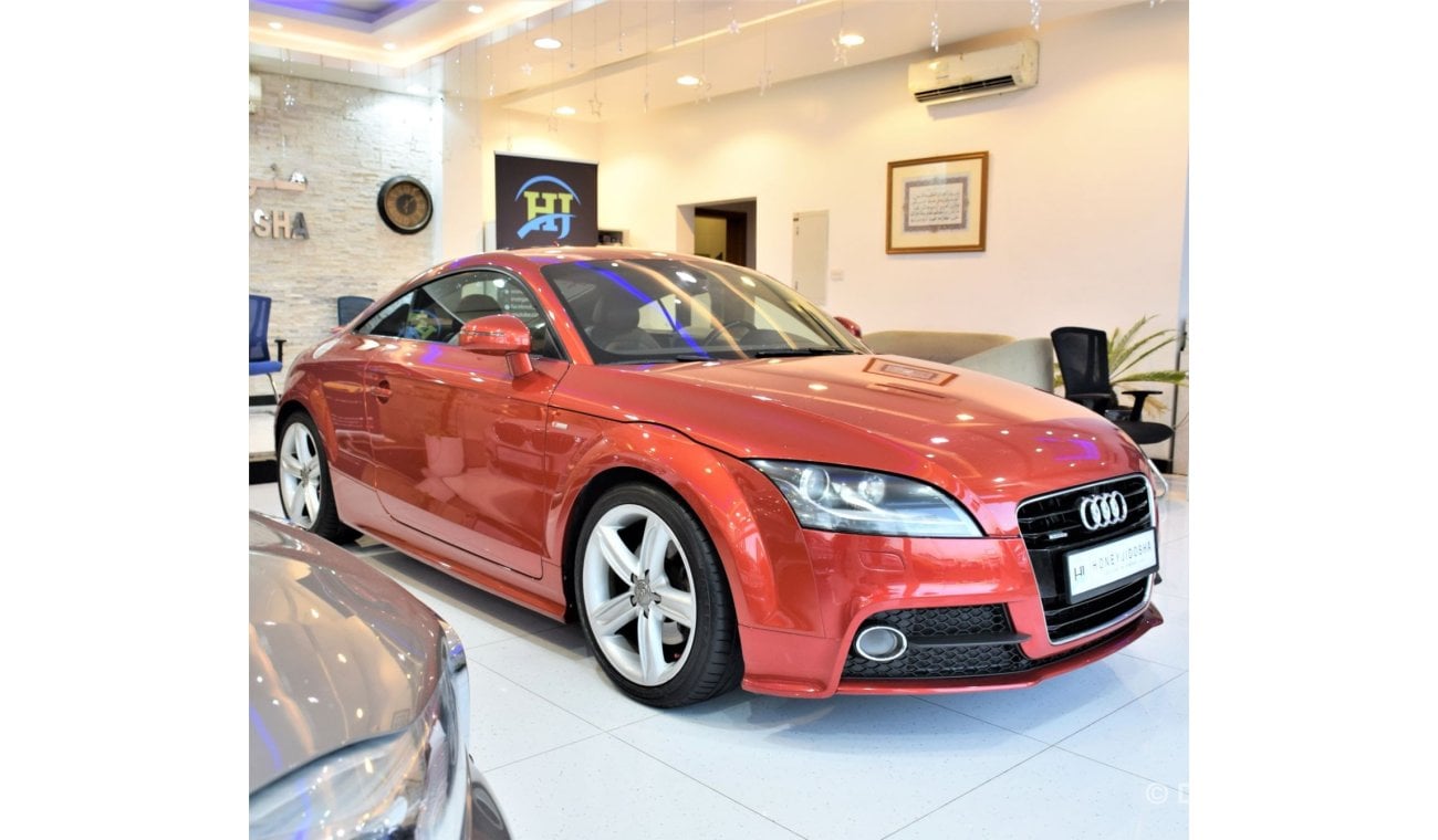 أودي TT ORIGINAL PAINT ( صبغ وكاله ) Audi TT S-Line 2012 Model!! in Red Color! GCC Specs