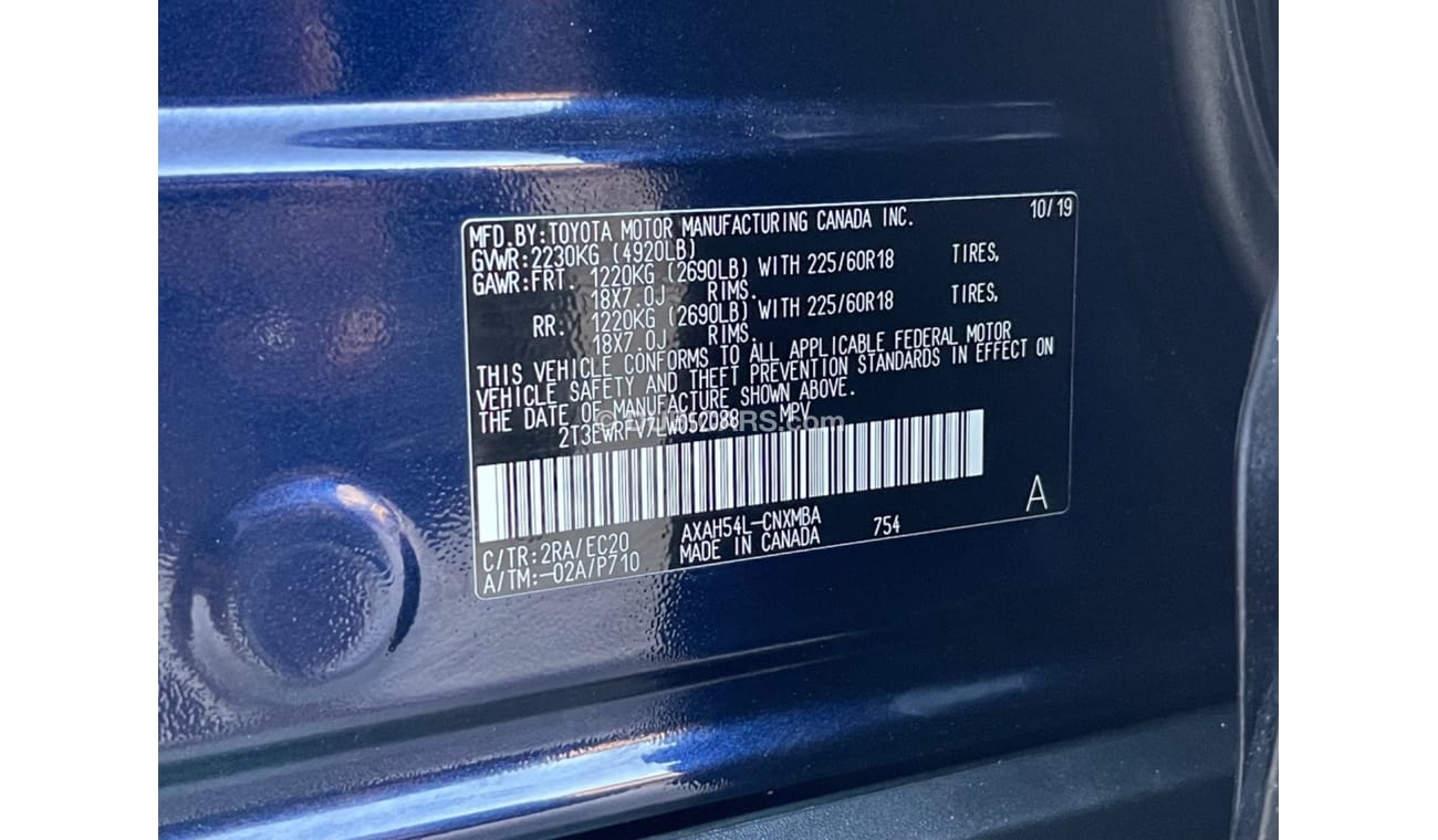 Toyota RAV4 2020 TOYOTA RAV4 XSE HYBRID 4x4 FULL OPTIONS