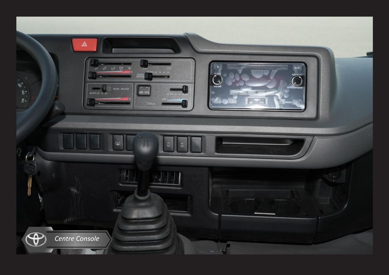 تويوتا كوستر TOYOTA COASTER 2.7L 23-STR H/R MID M/T PTR 2025 Export Only