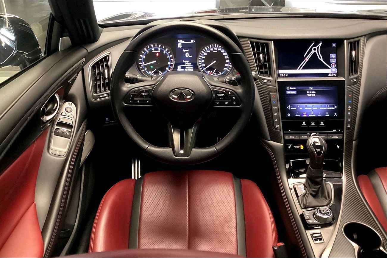 إنفينيتي Q60 Red Sport | شامل الضمان | 0 ﺪﻔﻋﺓ ﺃﻮﻟﻯ