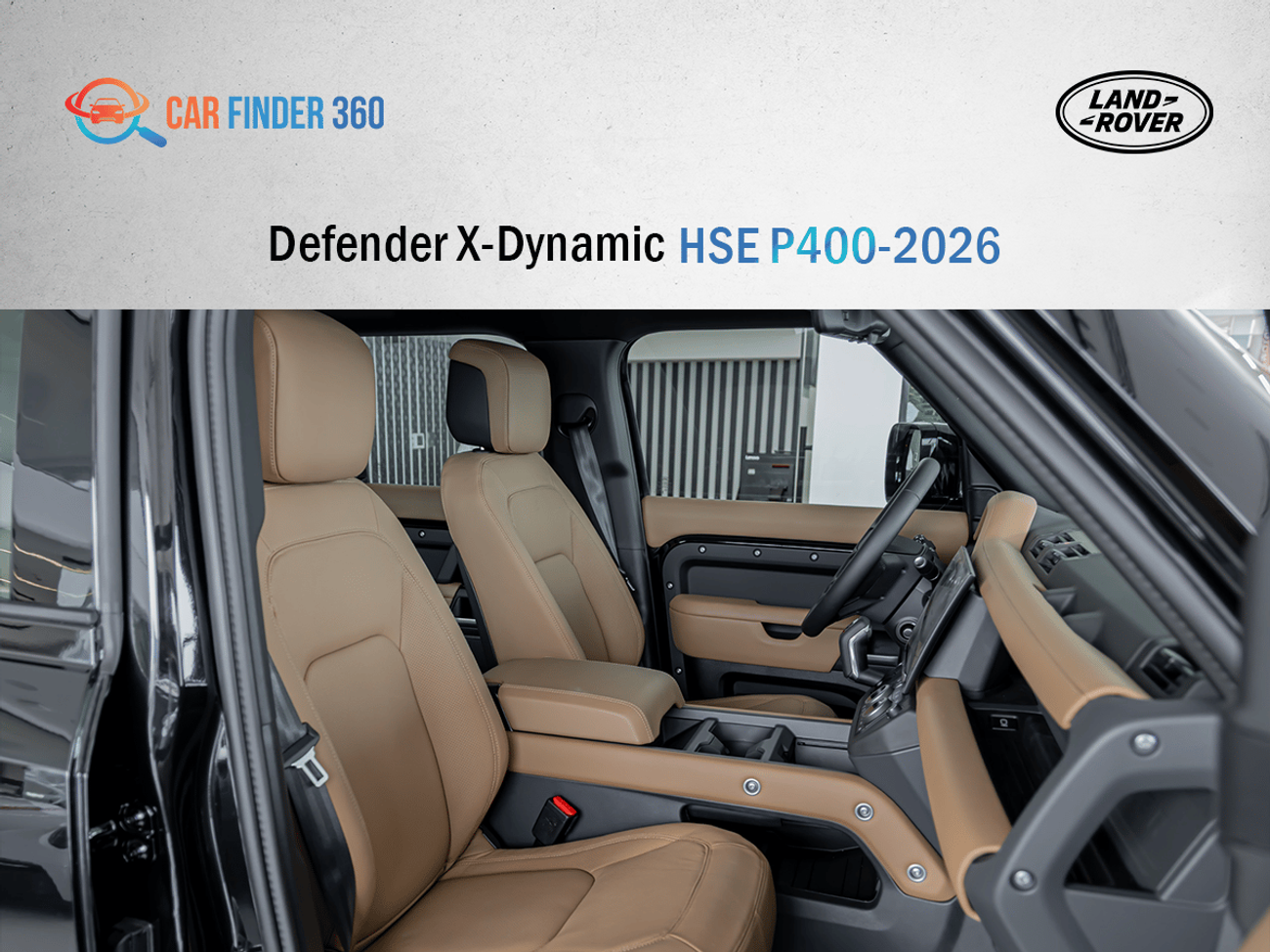 Land Rover Defender Land Rover Defender X-Dynamic HSE P400  -  2026 - GCC(Export only)