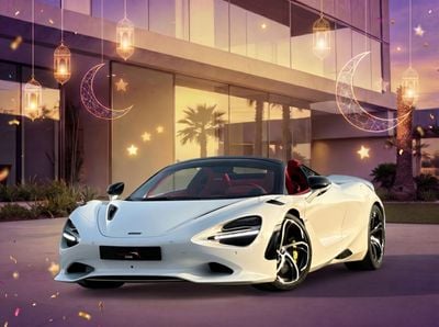 مكلارين 750S AED 27,999 P.M | MCLAREN 750S SPIDER MSO | 4.0L TWIN TURBO V8 | WARRANTY &amp; SERVICE PLAN | GCC SP