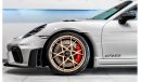 بورش كايمان جي تي ٤ 2023 Porsche Cayman GT4 RS, 2025 Porsche Warranty, Weissach Package, Low KMs, GCC