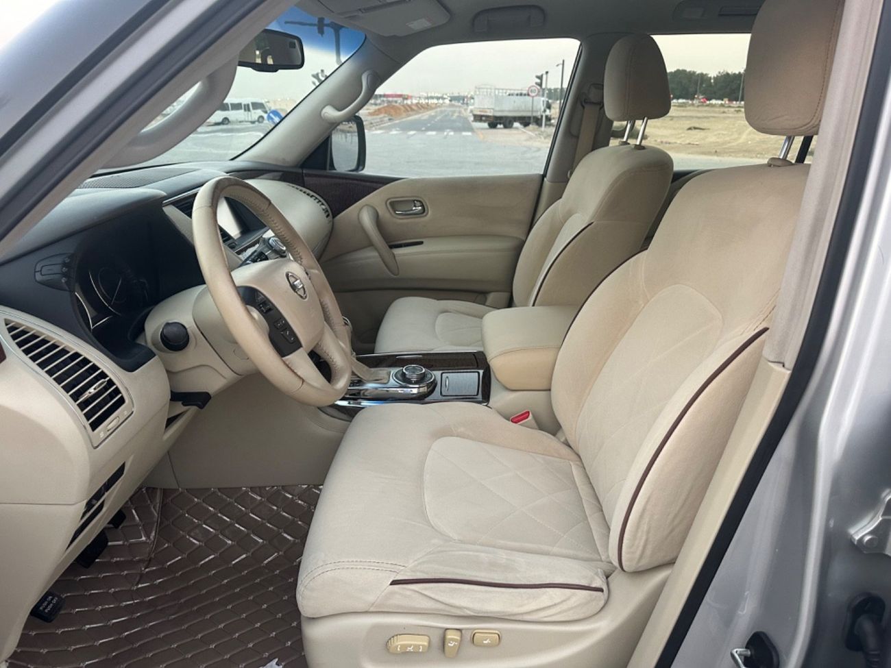 نيسان باترول موديل 2015 خليجي فل مواصفات فتحه ونظام صوت ممتاز V8