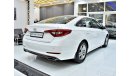 Hyundai Sonata EXCELLENT DEAL for our Hyundai Sonata ( 2017 Model ) in White Color GCC Specs