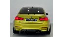 BMW M3 Std Std Std Std 2016 BMW M3(F80)-BMW Warranty-Full Service History-Service Contract-GCC.