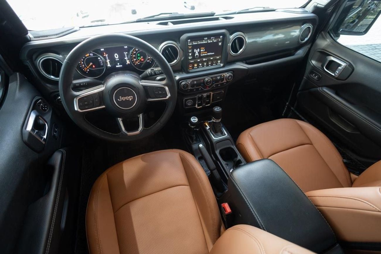 Jeep Wrangler Unlimited Sahara 3.6L Jeep Wrangler Unlimited Sahara 2023 GCC under Agency Warranty with Flexible Do