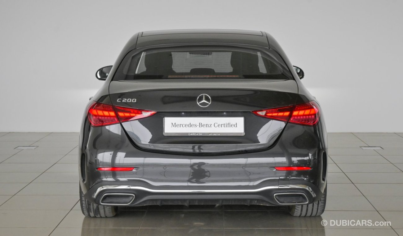 مرسيدس بنز C200 SALOON / Reference: VSB 33074 Certified Pre-Owned with up to 5 YRS SERVICE PACKAGE!!!