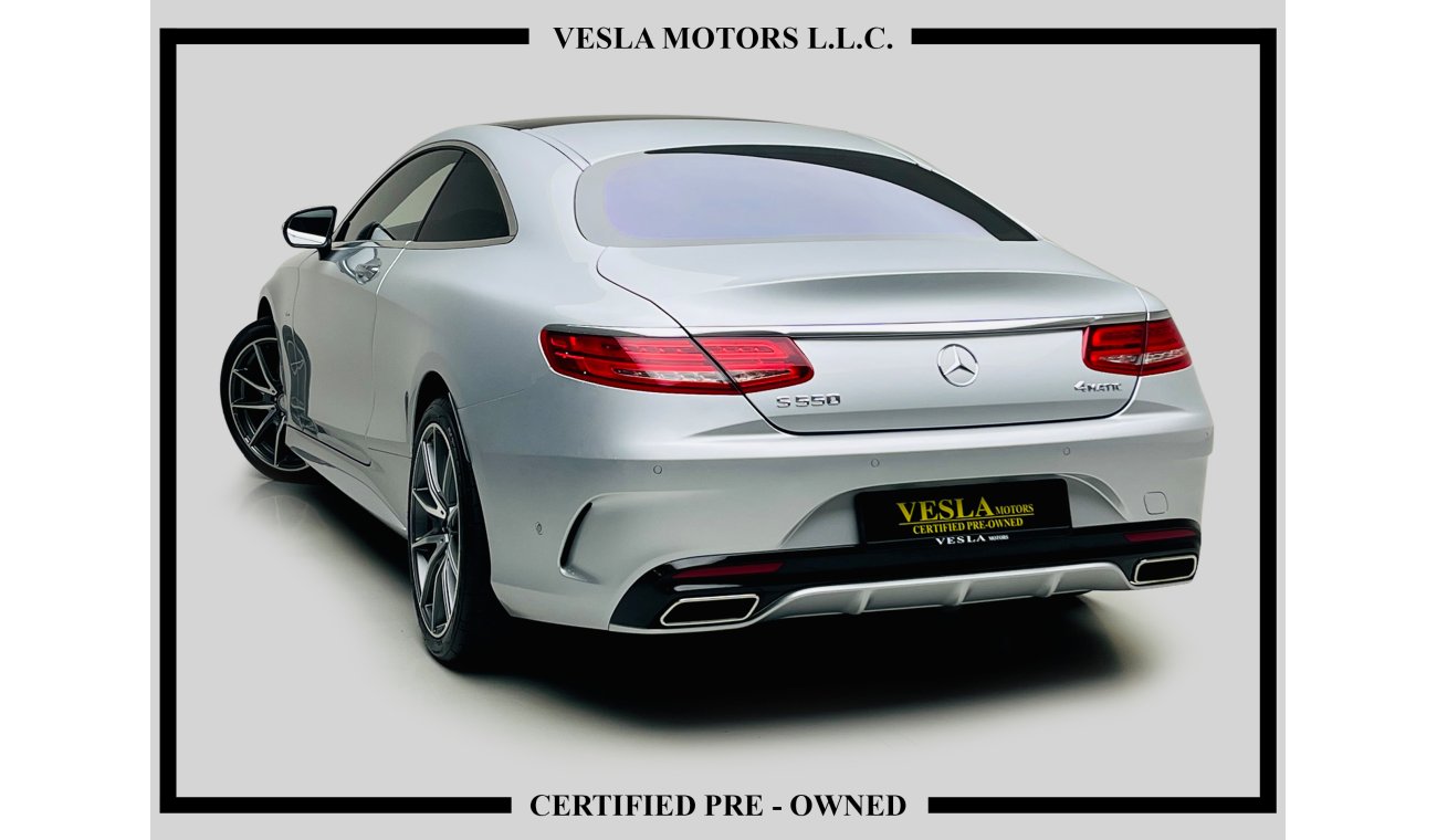 Mercedes-Benz S 550 Coupe COUPE + RED INTERIOR + 4MATIC + 6 BOTTOMS / 2017 / UNLIMITED KMS WARRANTY + SERVICE HISTORY / 4601DH