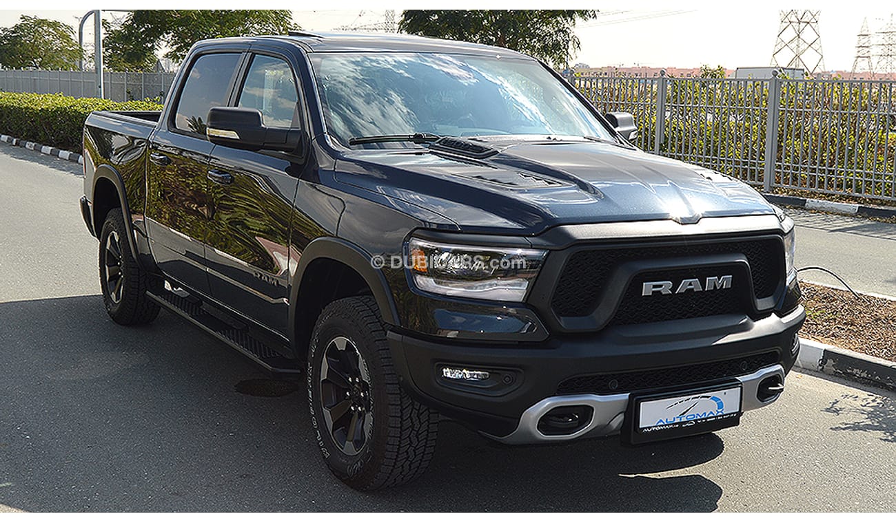New RAM 1500 2019 Rebel 1500 4X4 5 7L V8 HEMI GCC 0km With 3 Years new-ram-1500-2019-rebel-1500-4x4-5-7l-v8-hemi-gcc-0km-with-3-years