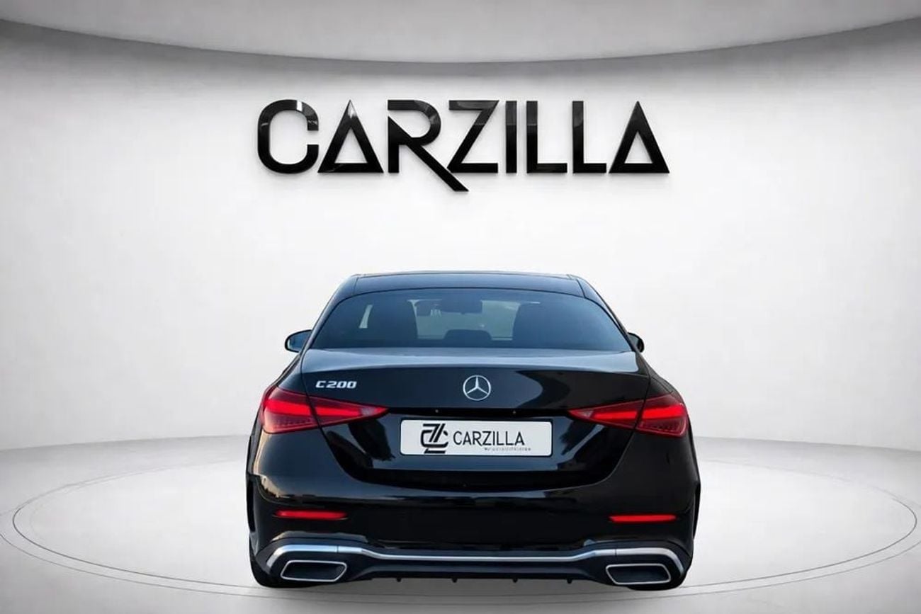 Mercedes Benz C200 Premium 2.0L AED 2,908 P.M l 0% Down Payment l Premium AMG Line l Gargash Warranty t