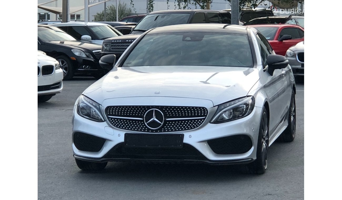 Mercedes-Benz C 200 Coupe MERCEDES BENZ C200 COUPE MODEL 2017 GCC car prefect condition full option panoramic roof leather se