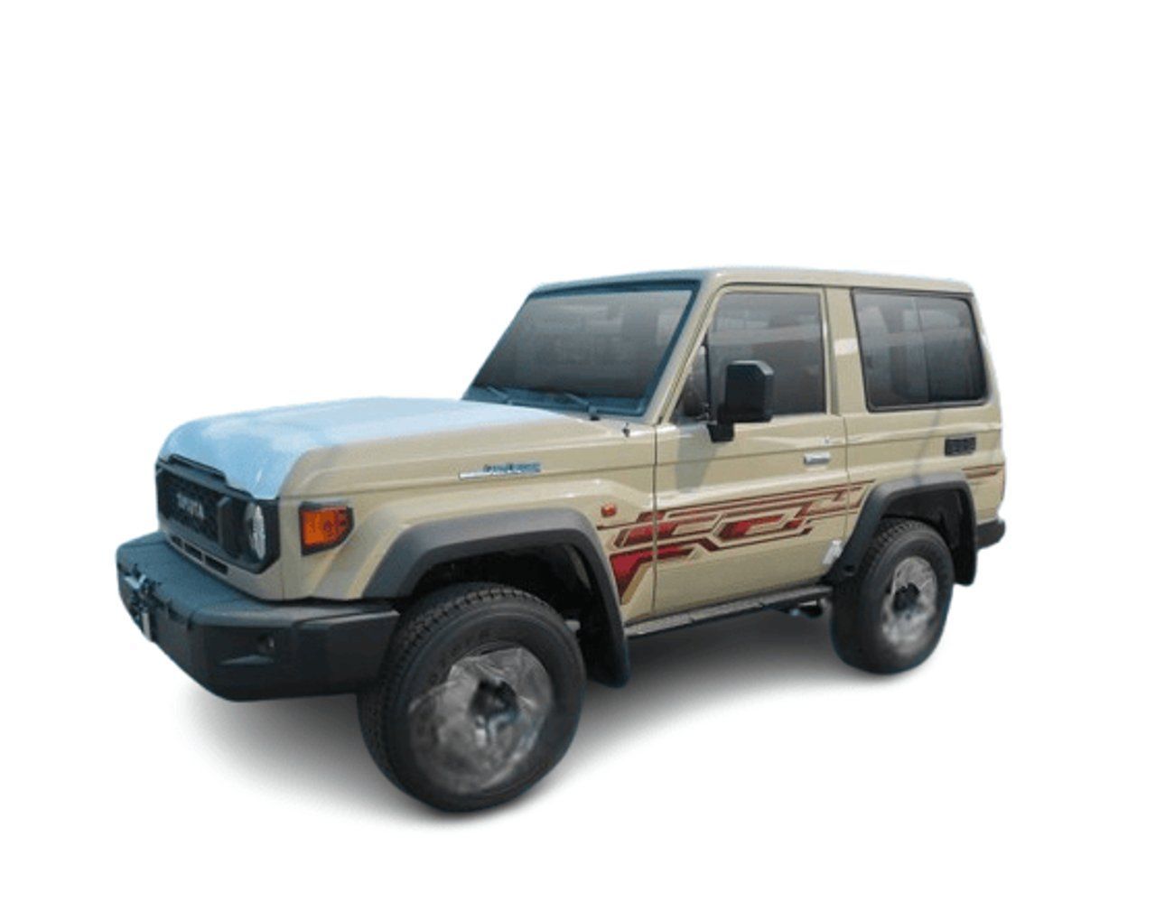 تويوتا لاند كروزر 70 ECT0012 - Toyota LC71 Hardtop SWB V ZT - 4.0L Petrol Manual Beige