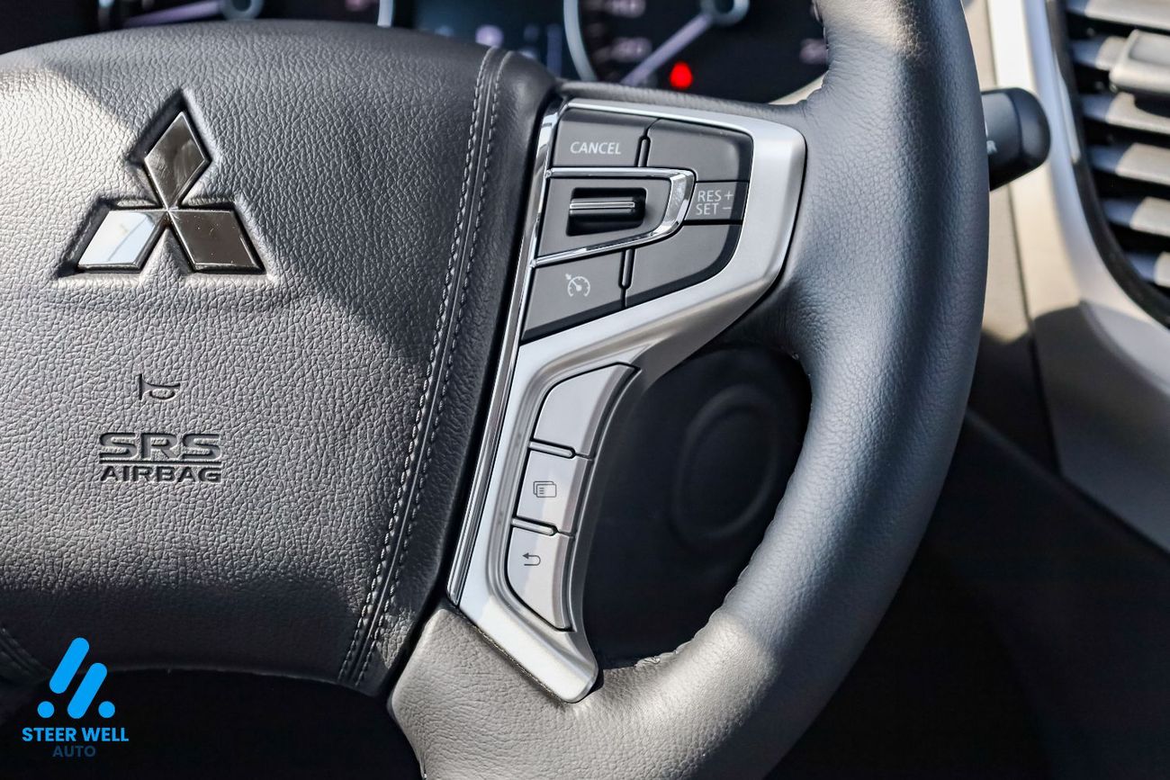 ميتسوبيشي باجيرو سبورت 2.5L Turbo Diesel | 134 HP | AT | 4WD | 7 Passenger | Dual Airbags | ABS & EBD | Ad-Safety | 2023