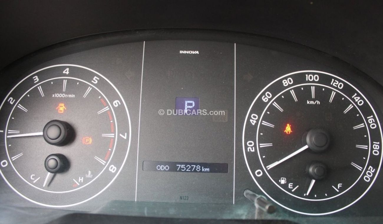 تويوتا إينوفا تويوتا انوفا 2019 ابيض خليجي بحالة ممتازة بدون حوادث