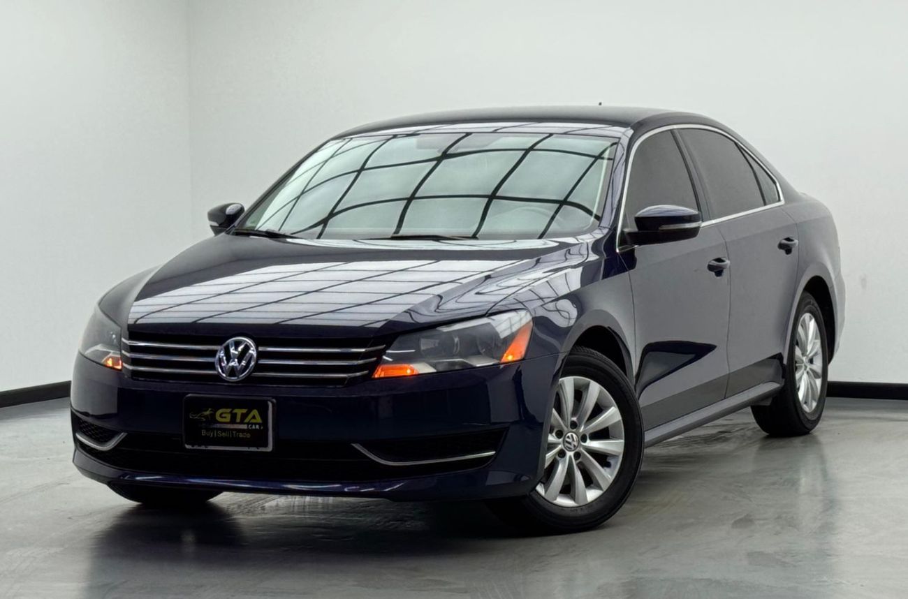 فولكس واجن باسات SE 2.5L 2015 Volkswagen Passat SE, Full VW Service History, Excellent Condition, GCC