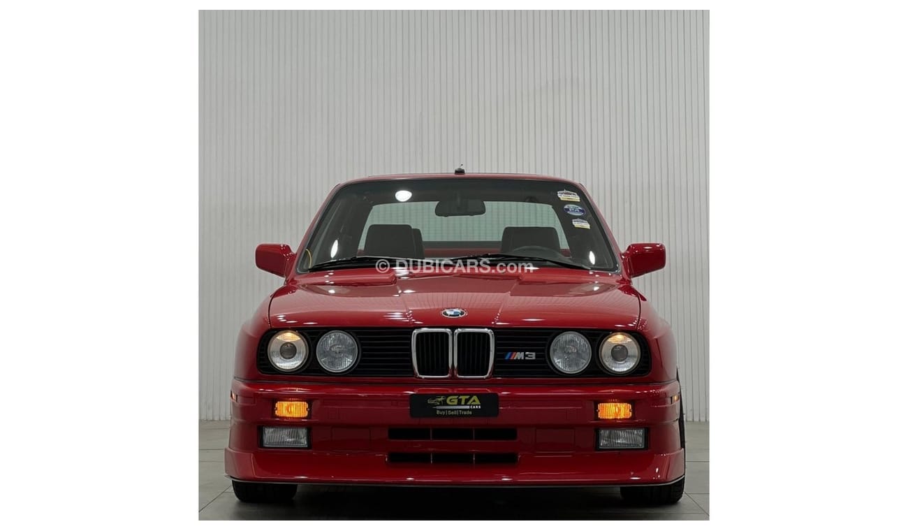 بي أم دبليو M3 1988 BMW E30 M3 DTM Homologation Special, Manual, Pristine Condition, Very Low Miles, Canadian Spec