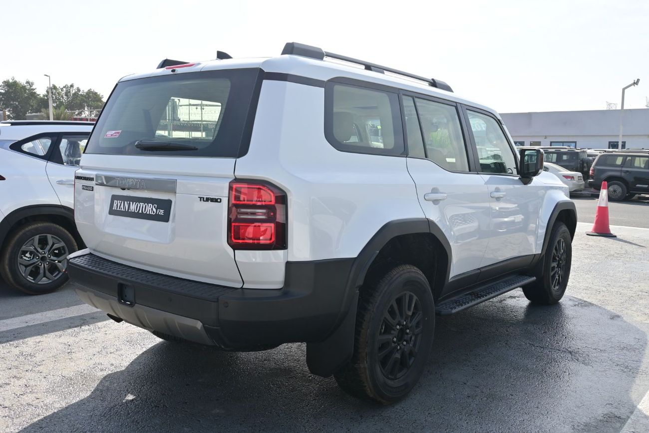 تويوتا برادو Toyota Land Cruiser Prado 2.4L Turbo, 4WD, Color White Model 2025