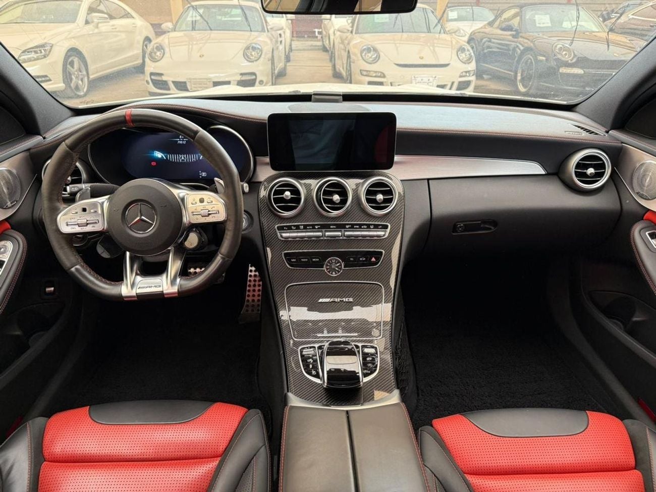 Mercedes Benz C63 AMG SAFARI T1 Std 4.0L Sedan | FULL SERVICE HISTORY | PEARL WHITE | BURMESTER SOUND SYSTEM