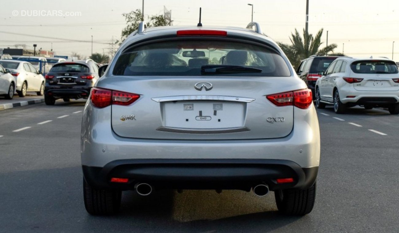 Infiniti QX70 Excellence 3.7L - V6 - with Warranty from Agency - GCC Specs - Zero KM-Price Including VAT