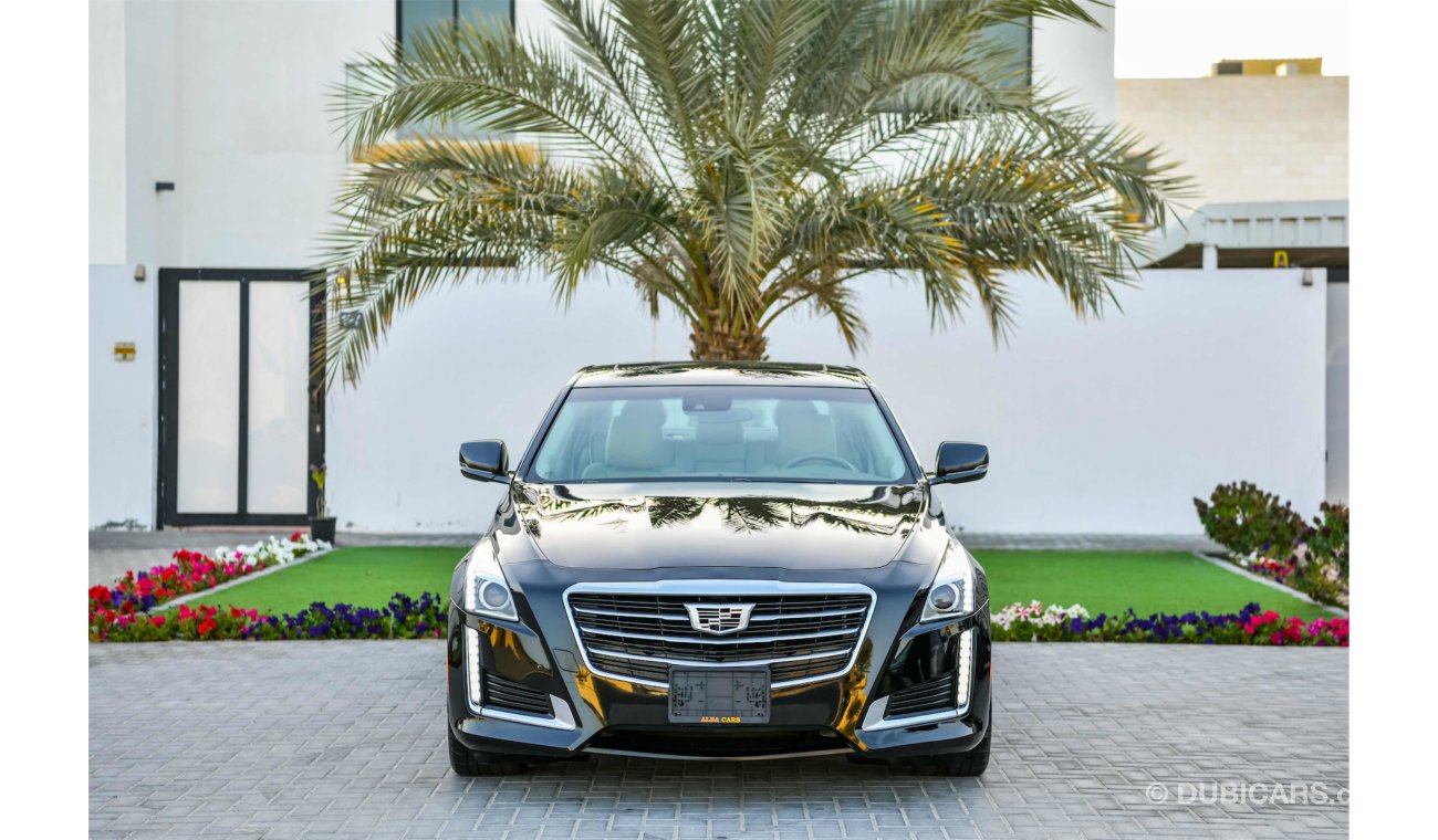 Cadillac CTS 2Y Warranty - Cadillac CTS 3.6L V6 - GCC - AED 1,706 PER MONTH - 0% DOWNPAYMENT