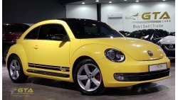 Volkswagen Beetle 2015 Volkswagen Beetle, VW Warranty, Service History, GCC